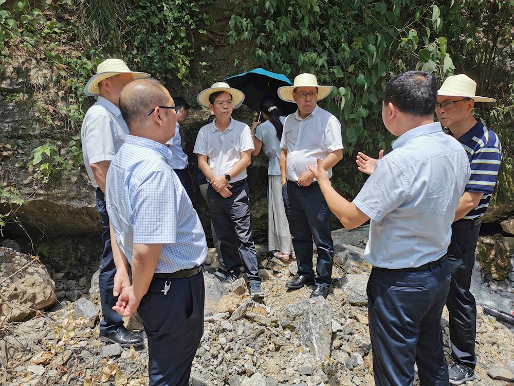市政府副市長郭慶率隊督導古蔺縣水污染防治工作